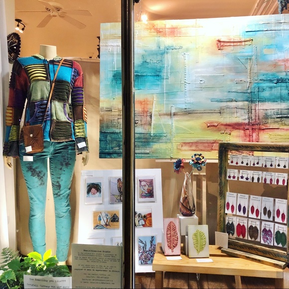 American Eagle tie dye jeggings - Picture 2 of 8